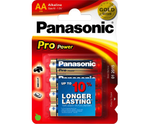 12 x Panasonic Alkaline Pro Power AA MN1500 LR6 Mignon 1,5V 3 x 4er Verpackung 