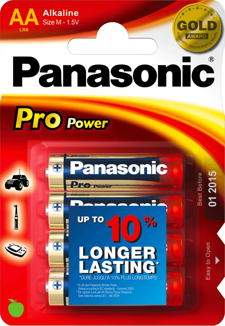 Panasonic 1x4 Panasonic Pro Power (LR 6) AA mignon 1,5 V