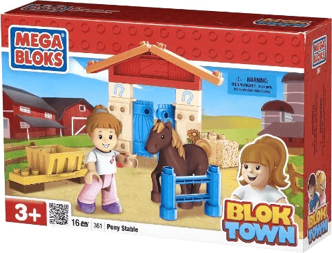 MEGA BLOKS Poney et Écurie - Parc (361)