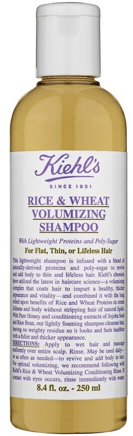 Kiehl’s Rice & Wheat Shampooing volumateur (250 ml)