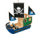 Small Foot Design Wooden Skull Pirate Ship