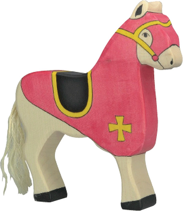 Holztiger Cheval de course rouge