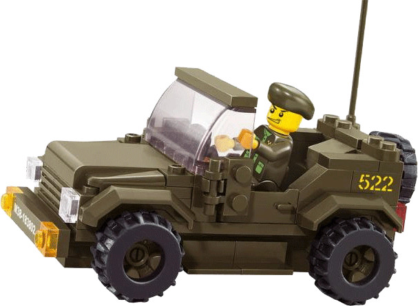 Sluban Jeep (M38-B0296)