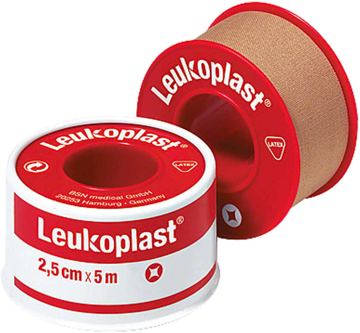 Leukosilk® 2,5 cm x 5 m mit Schutzring Radtke Medical 12 Stück, 26,99 €