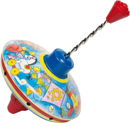 Cause Toupie métal bourdonnante - Assortiment
