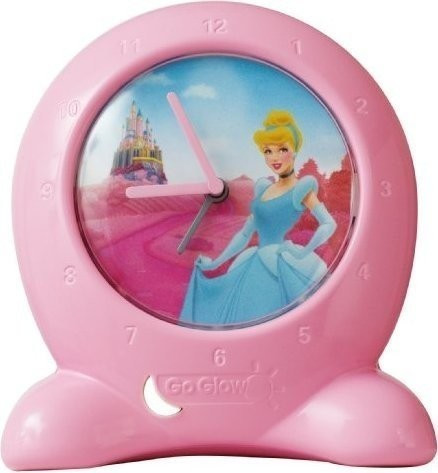 Worlds Apart Horloge d'apprentissage avec veilleuse Disney Princesse 2 en 1