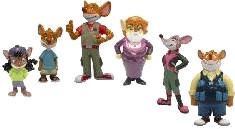 Giochi Preziosi Geronimo Stilton - Blister avec 6 Mini Figures
