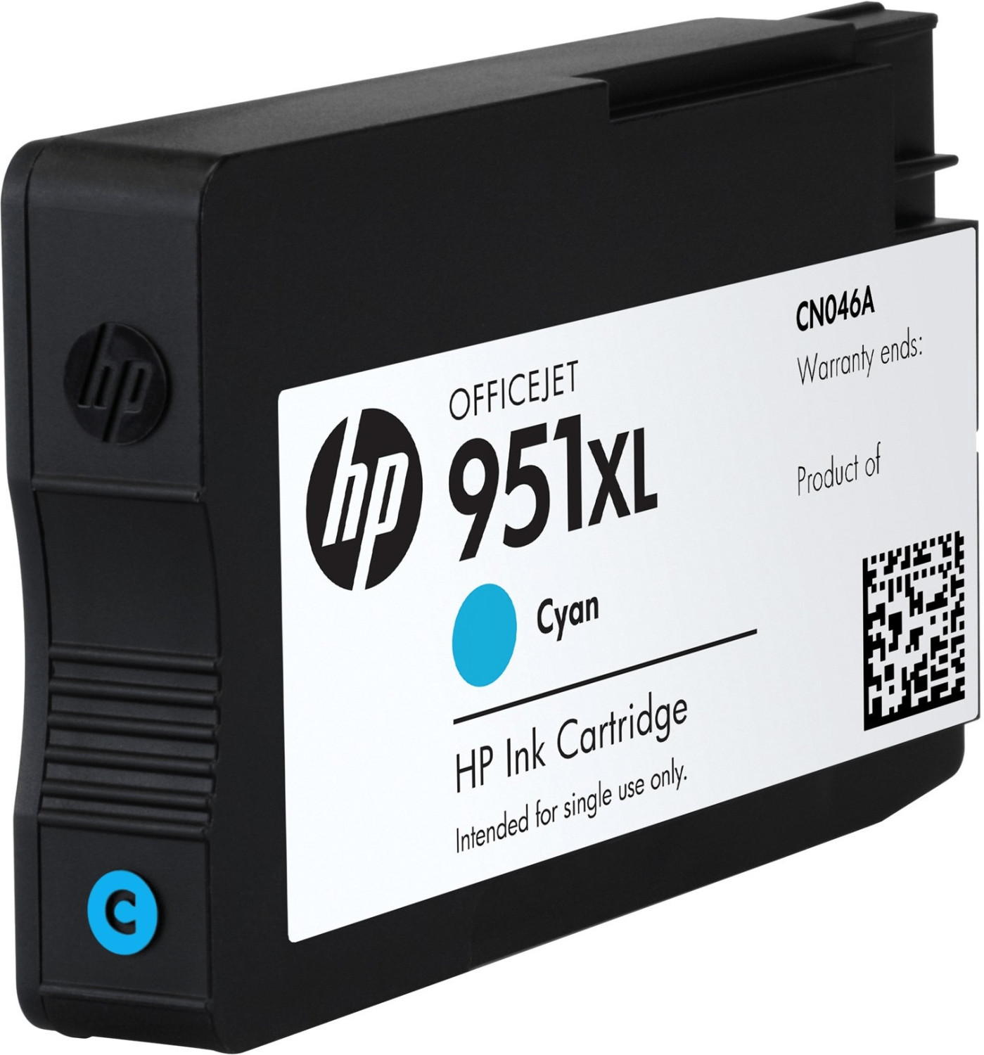 HP 951XL Cartouche d'encre cyan grande capacité authentique (CN046AE) pour  HP OfficeJet Pro 251dw/276dw/