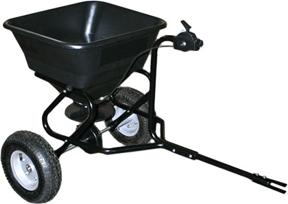 Wiltec Épandeur 30 kg avec attache à tracteur tondeuse (50144)