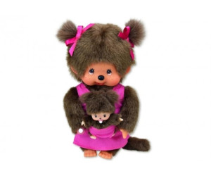 Soldes Bandai Kiki maman avec bébé en rose 20 cm 2024 au meilleur prix sur