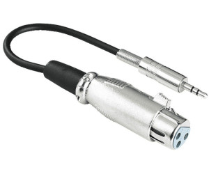 3,5 mm Klinkenstecker zu 2x XLR Buchse Y Splitter Stereo Adapterkabel-2 Stk. 