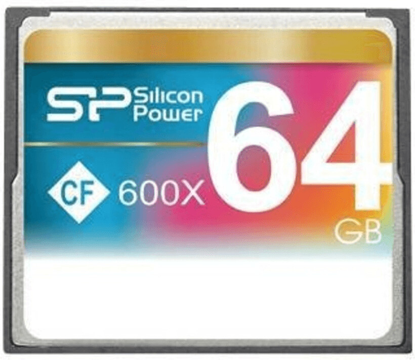 Silicon Power Compact Flash 64 Go 600x (SP064GBCFC600V10)