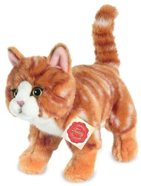 Teddy Hermann Collection - Chat tigré roux debout 20 cm