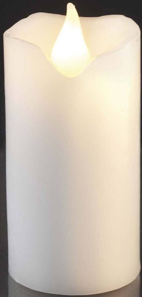 Hellum Bougie en cire LED (9,5 cm)
