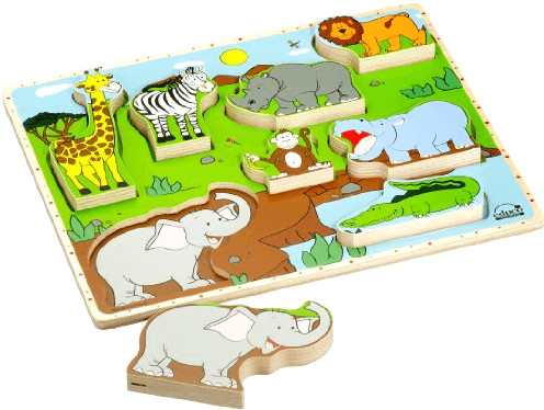 HaPe Puzzle Les animaux sauvages