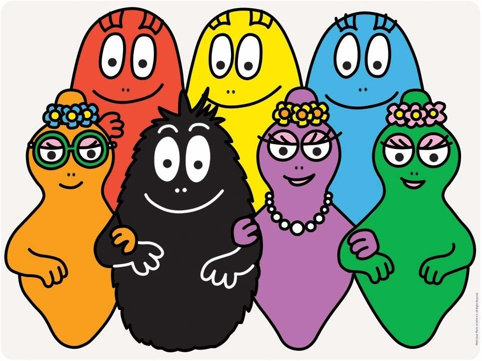 Petit Jour Paris Set de table Barbapapa