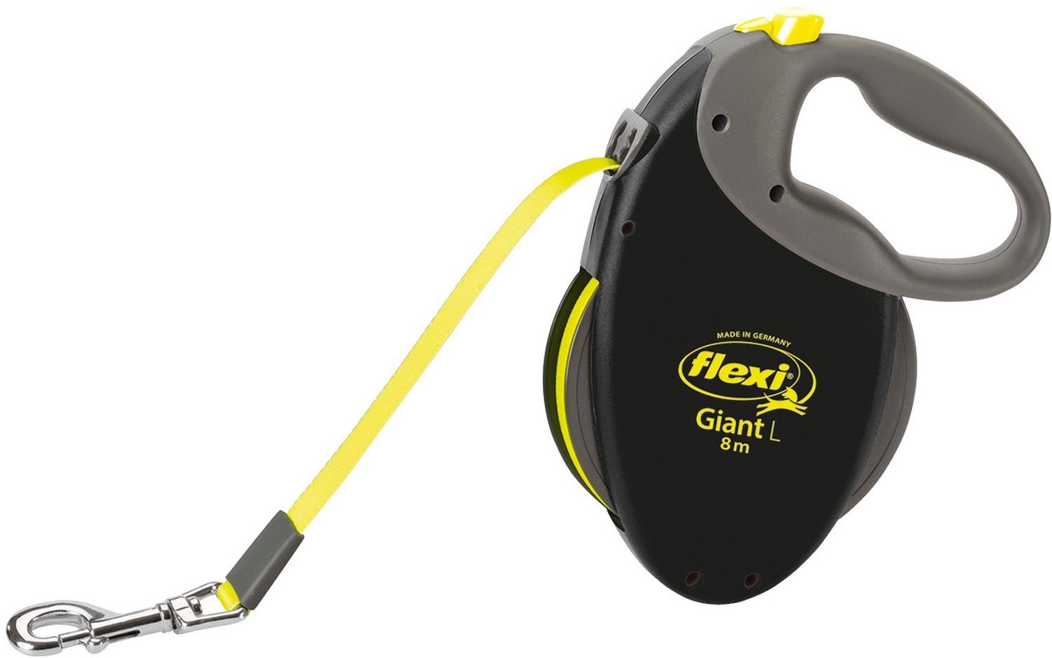 Flexi Laisse-sangle Giant L 8 m noir/jaune