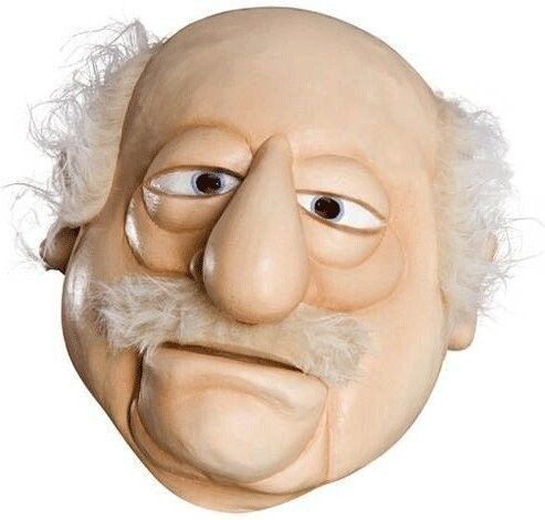 Rubie's The Muppets Deluxe Overhead Latex Mask Waldorf