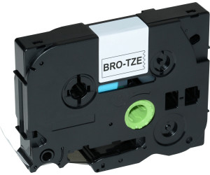 COLORWING Tape Cassette kompatibel Brother P-touch TZe Schriftband 5er schwarz auf weiß 