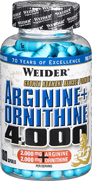 Weider Arginine + Ornithine 4.000 180 Caps