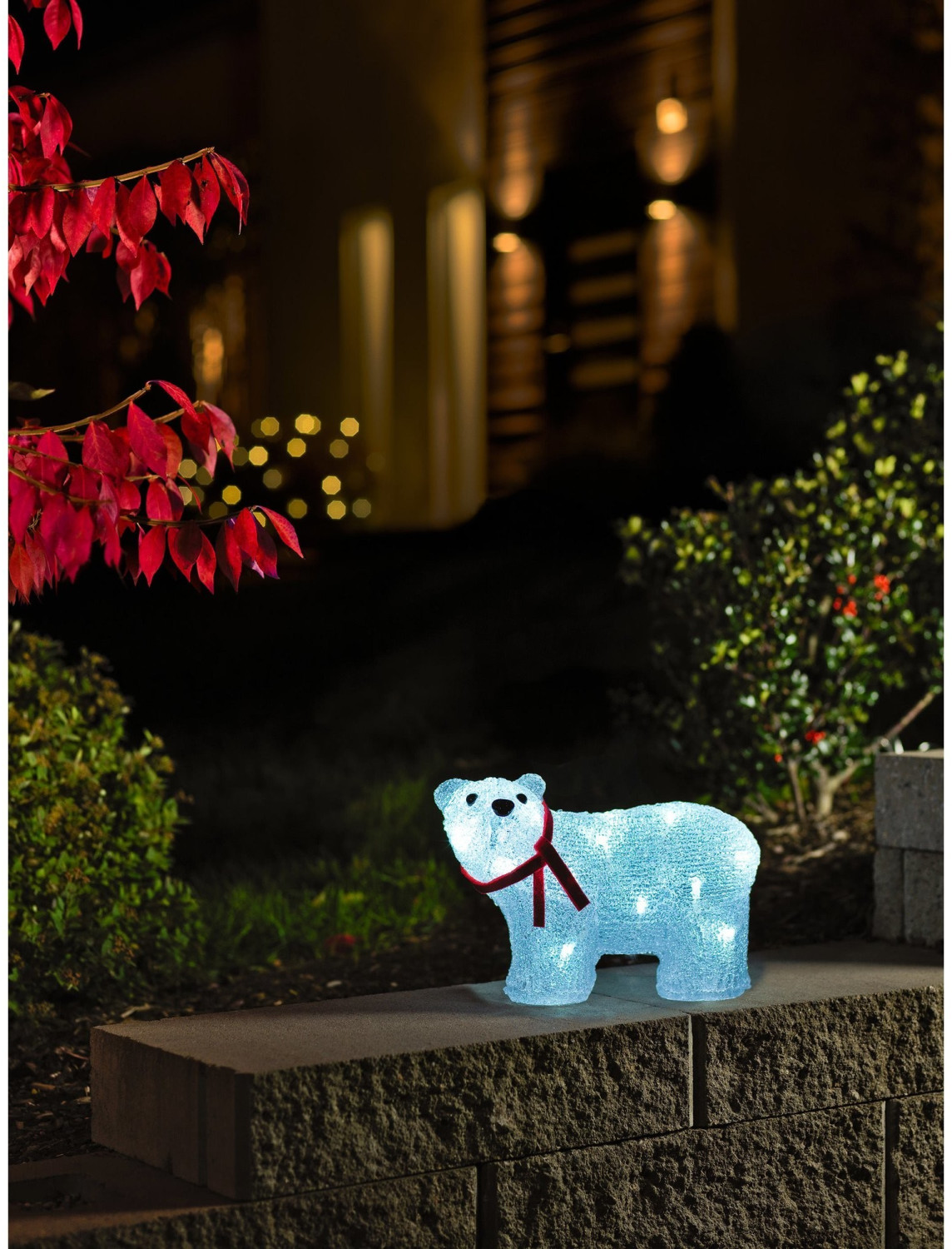 Konstsmide LED-Leuchtfigur Eisbär stehend 40er Acryl (6124 ...
