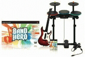 Jeu Band Hero PS3 - Avec Guitare ? Action, Aventure, Tous Publics, Occasion