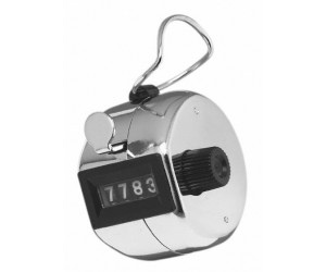 9999 Stückzähler Klicker Schrittzähler Metall Handzähler Click Counter 