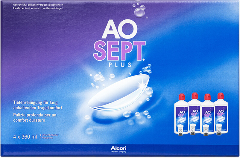 Alcon Aosept Plus (4 x 360 ml)