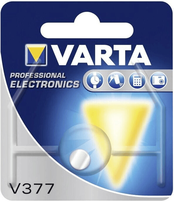 VARTA V377 Knopfzelle SR66 1,55V 27 mAh ab 0,35 € (Februar 2024 Preise)