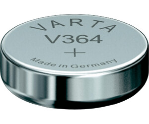 5x Varta 364 V364 Uhren-Batterie Knopfzelle SR60 SR621 AG1 VartaWatch Silberoxid 