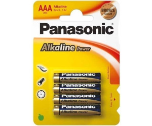 Panasonic Piles AAA / LR03 / Micro 1.5 V (4x) - Optique Perret