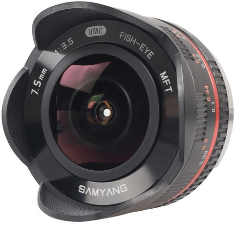 Samyang 7.5mm f3.5 UMC MFT argent