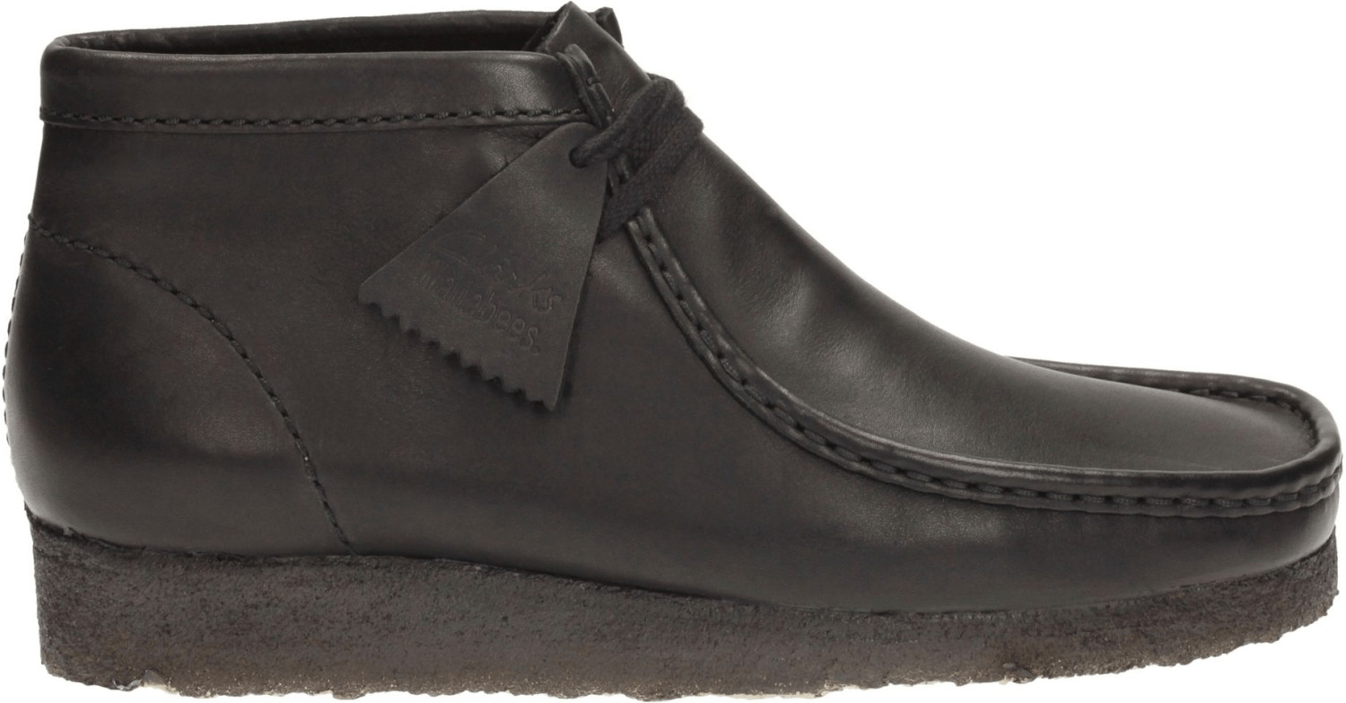 Clarks Wallabee Boot noir cuir