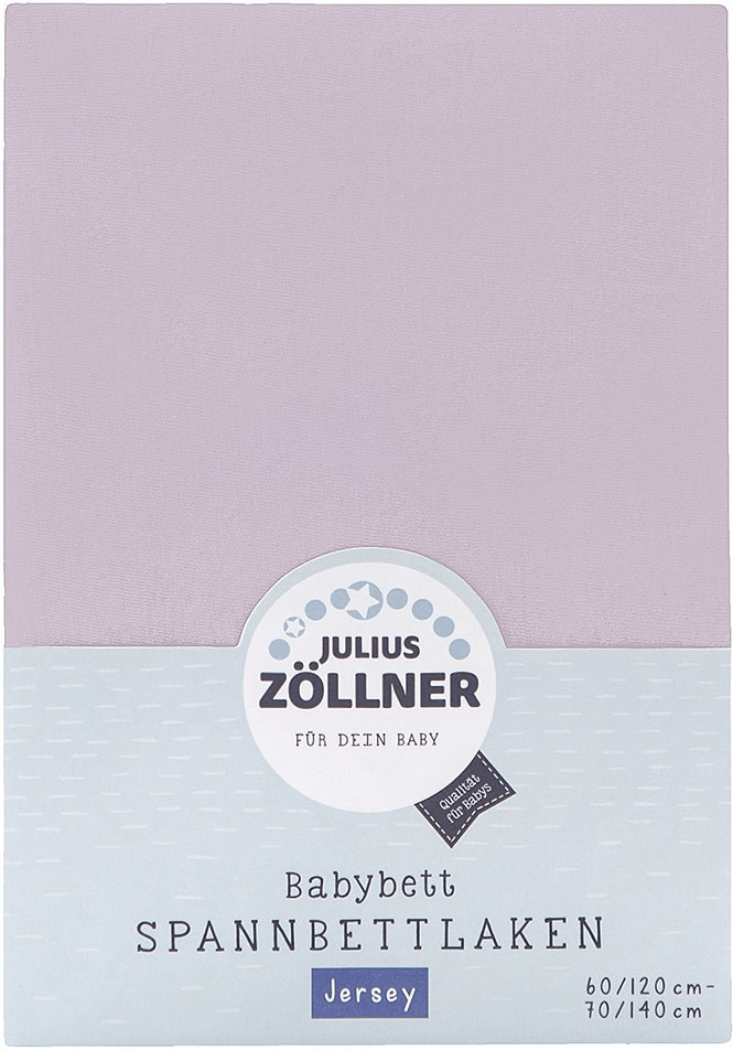 Julius Zöllner Drap housse jersey lilas (70 x 140 cm)