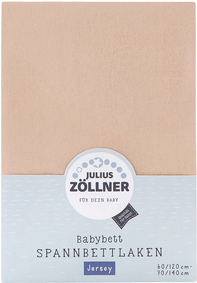 Julius Zöllner Drap housse jersey sable (70 x 140 cm)