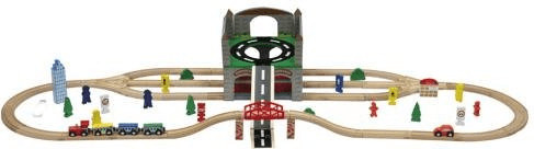 Beeboo Train - Gare principale avec jeu de rails de 70 pc. (23232)