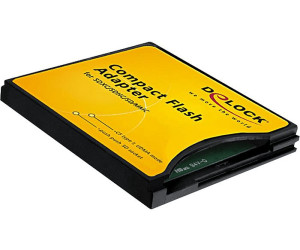 Swiftswan Rouge et Noir T-Flash à CF type1 Carte mémoire Compact Flash Adaptateur UDMA jusquà 64 Go 