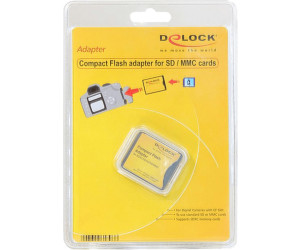 Lecteur carte mémoire DELOCK IDE to Compact Flash CardReader - Lecteur de  carte (CF I, CF II, Microdrive) - IDE