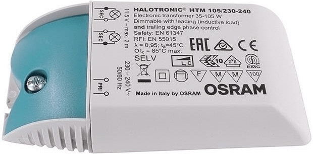 Osram Mouse 105VA 230V Transformateur 12V, Halogène/LED