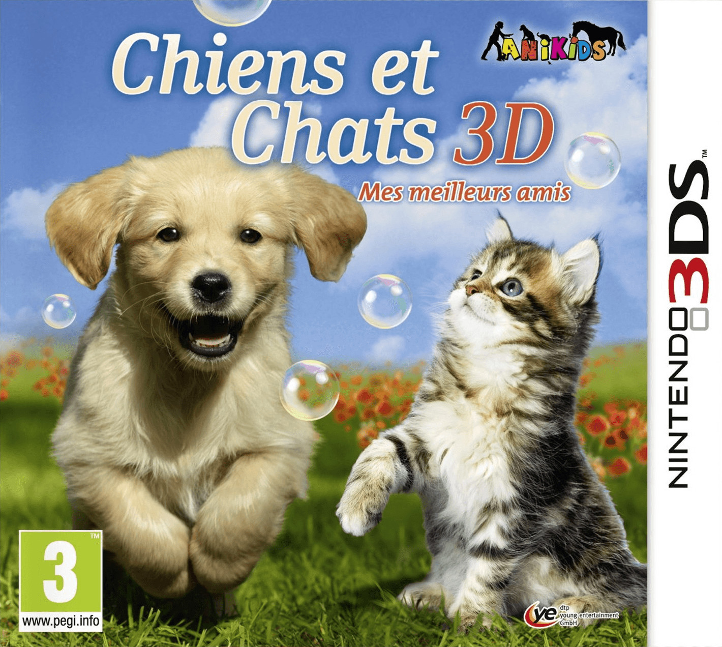 Chiens et Chats 3D: Mes meilleurs amis (3DS)