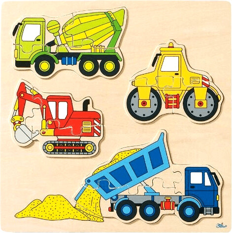 Goki Puzzle les véhicules de chantier