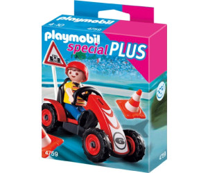 Playmobil Boy with Box Racer / Go-Kart (4759)