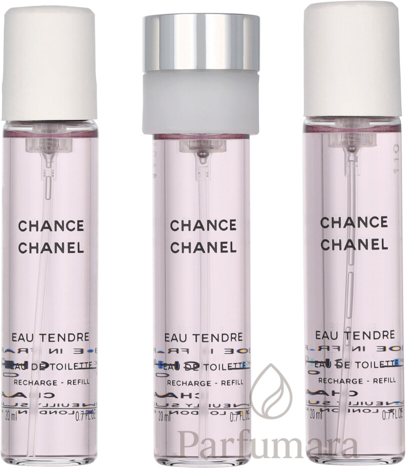 Chanel Chance Eau Tendre Twist & Spray Eau de Toilette (3 x 20ml