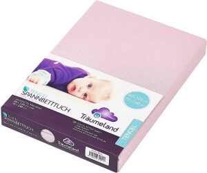 Julius Z/öllner Spannbetttuch Spannbettlaken Tencel 90x40 cm apricot 3er Pack