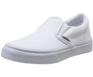 White slip store on vans junior