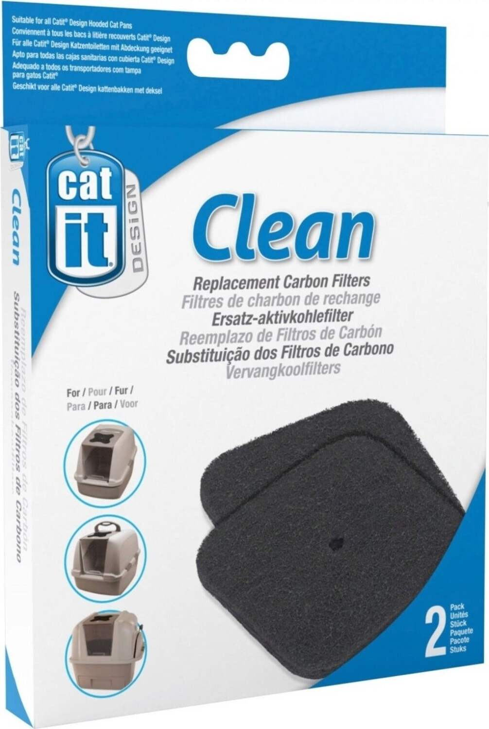 Catit Filtre de rechange pour bac à litière Catit Filtre de rechange pour bac à litière