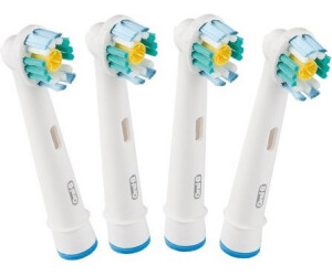 Braun Oral-B - Recambio de cabezales de cepillo de dientes  eléctrico 3D, color blanco, 4 unidades : Salud y Hogar