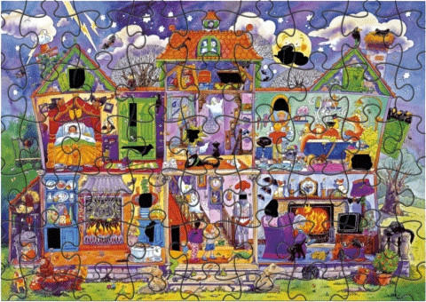 Galt Magic Puzzle - Haunted House