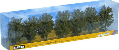 Noch Set de 7 arbres feuillus (25088)