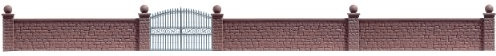 Busch Model Mur et porte (6014)